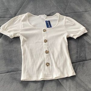 White button down T-shirt from marshals